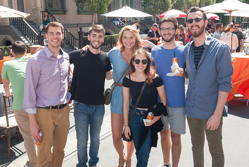 Alumni enjoying studio lot concessions
