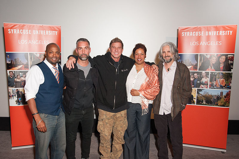 Group photo or S.W.A.T. panelists with moderator