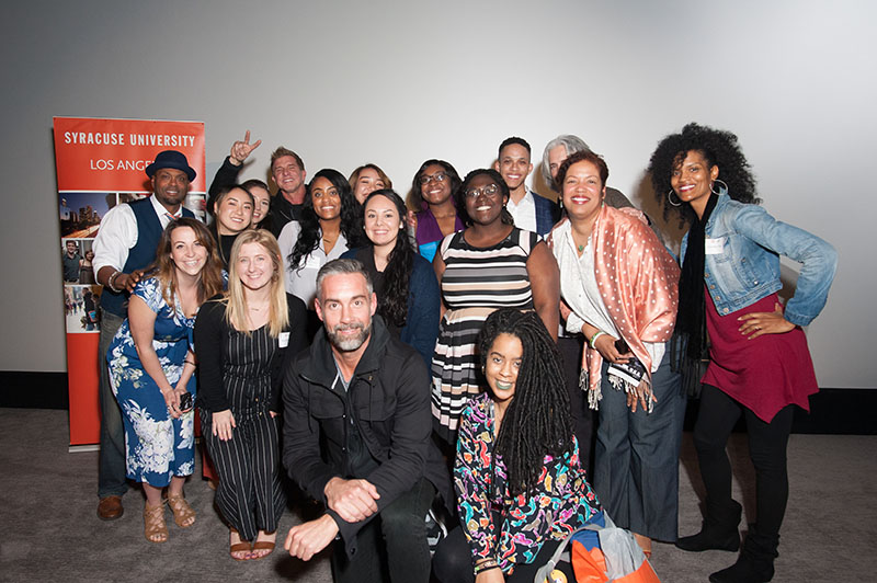 Jay Harrington with PR Immersion students